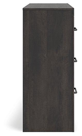 Hollivern Dresser and Mirror - Inland Furniture (San Bernardino, CA)