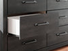 Hollivern Dresser and Mirror - Inland Furniture (San Bernardino, CA)