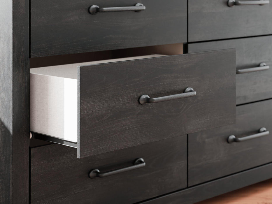 Hollivern Dresser and Mirror - Inland Furniture (San Bernardino, CA)