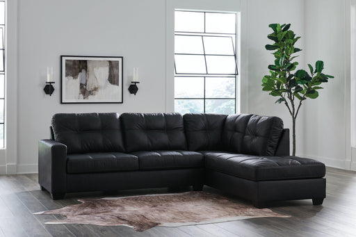 Barlin Mills Sectional with Chaise - Inland Furniture (San Bernardino, CA)