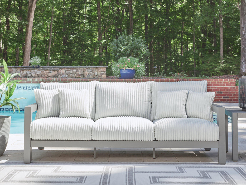 Hurley Park Outdoor Sofa with Cushion - Inland Furniture (San Bernardino, CA)
