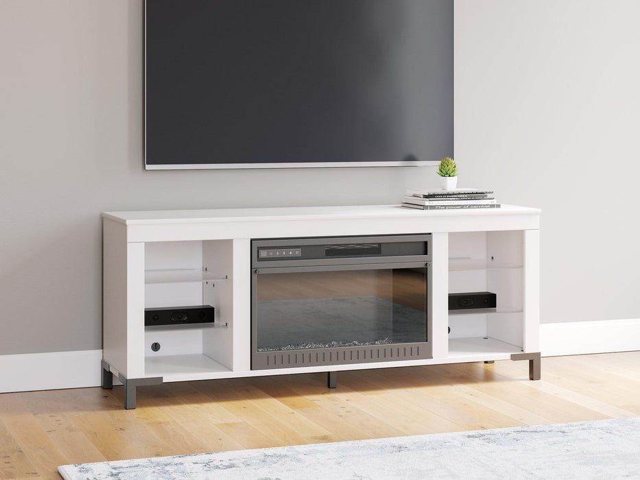 Brollevi 60" TV Stand with Electric Fireplace - Inland Furniture (San Bernardino, CA)