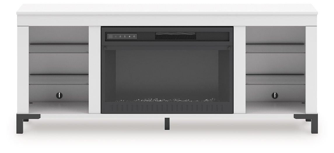 Brollevi 60" TV Stand with Electric Fireplace - Inland Furniture (San Bernardino, CA)