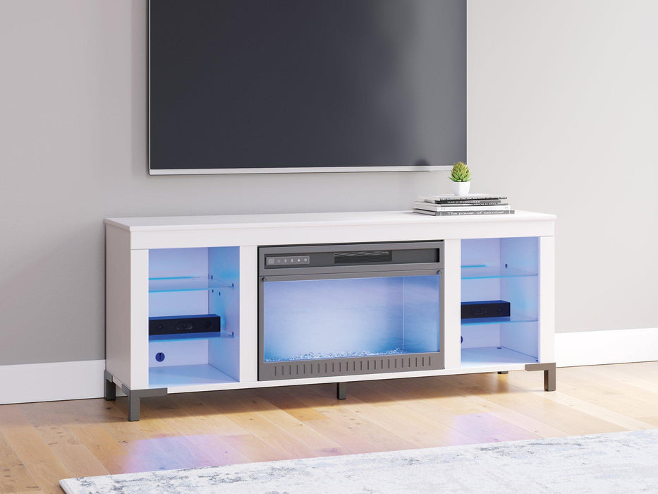 Brollevi 60" TV Stand with Electric Fireplace - Inland Furniture (San Bernardino, CA)
