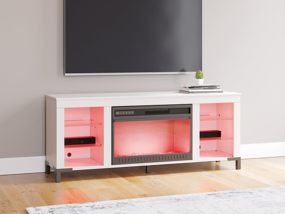 Brollevi 60" TV Stand with Electric Fireplace - Inland Furniture (San Bernardino, CA)