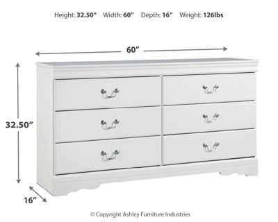 Anarasia Dresser - Inland Furniture (San Bernardino, CA)