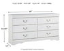 Anarasia Dresser - Inland Furniture (San Bernardino, CA)