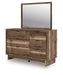 Chirason Dresser and Mirror - Inland Furniture (San Bernardino, CA)