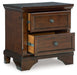 Trellington Nightstand - Inland Furniture (San Bernardino, CA)