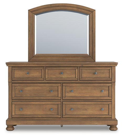 Feddinger Dresser and Mirror - Inland Furniture (San Bernardino, CA)