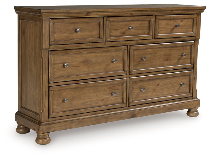 Feddinger Dresser and Mirror - Inland Furniture (San Bernardino, CA)