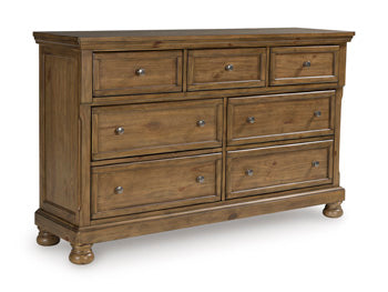 Feddinger Dresser and Mirror - Inland Furniture (San Bernardino, CA)