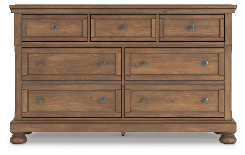 Feddinger Dresser and Mirror - Inland Furniture (San Bernardino, CA)