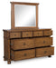 Chadworth Dresser and Mirror - Inland Furniture (San Bernardino, CA)