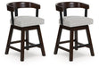 Haddigan Counter Height Barstool (Set of 2) - Inland Furniture (San Bernardino, CA)