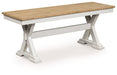 Purlaney 48" Dining Bench - Inland Furniture (San Bernardino, CA)