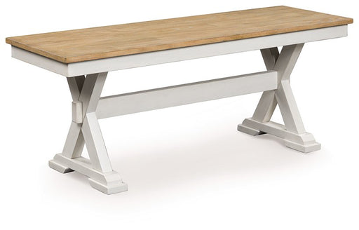 Purlaney 48" Dining Bench - Inland Furniture (San Bernardino, CA)