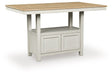 Purlaney Counter Height Dining Table - Inland Furniture (San Bernardino, CA)