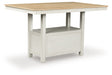 Purlaney Counter Height Dining Table - Inland Furniture (San Bernardino, CA)