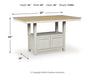 Purlaney Counter Height Dining Table - Inland Furniture (San Bernardino, CA)