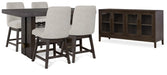 Burkhaus Dining Room Set - Inland Furniture (San Bernardino, CA)