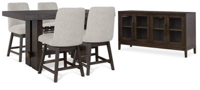 Burkhaus Dining Room Set - Inland Furniture (San Bernardino, CA)
