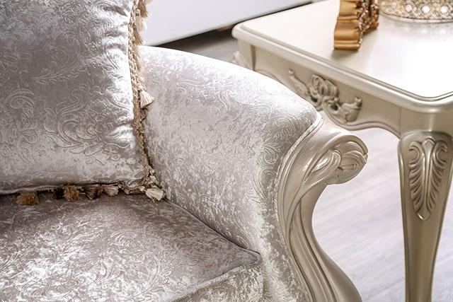 Acapulco Espresso & White Chair - Inland Furniture (San Bernardino, CA)