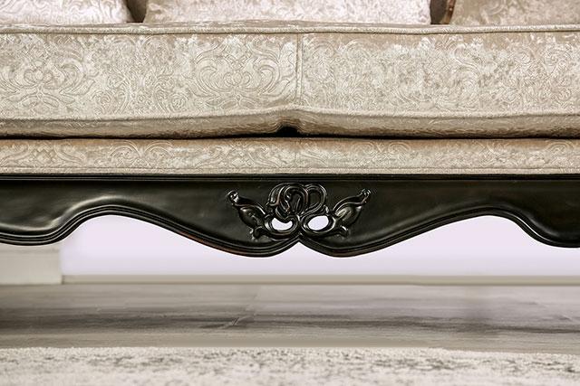 Acapulco Espresso & White Chair - Inland Furniture (San Bernardino, CA)