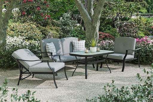 Adele 5 Pc. Conversation Set w/ Adjustable Chairs - Inland Furniture (San Bernardino, CA)