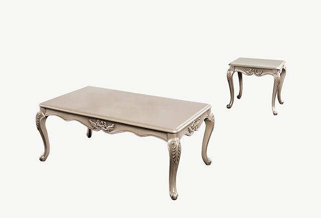 Albacete Coffee Table Walnut & Campage - Inland Furniture (San Bernardino, CA)