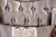 Albacete Loveseat Campage & Walnut - Inland Furniture (San Bernardino, CA)
