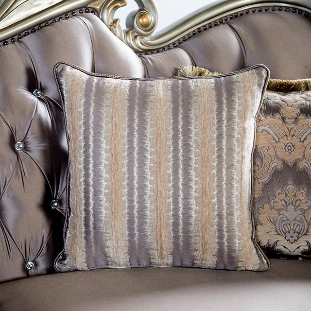 Albacete Loveseat Campage & Walnut - Inland Furniture (San Bernardino, CA)