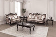 Albacete Loveseat Campage & Walnut - Inland Furniture (San Bernardino, CA)
