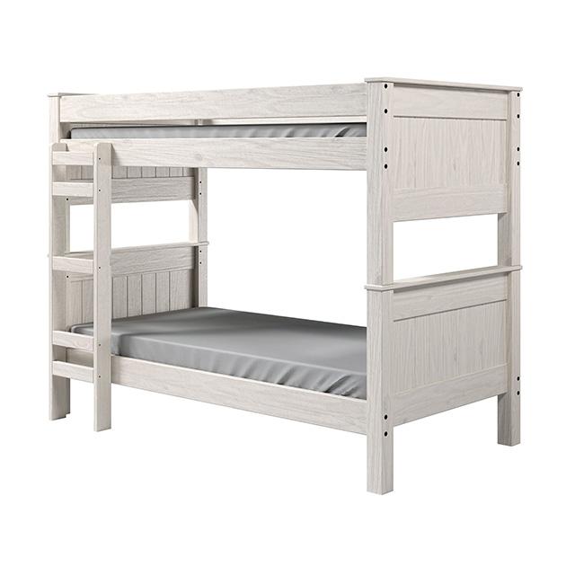 Albani Twin/Twin Post Bunkbed - Inland Furniture (San Bernardino, CA)