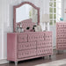 ZOHAR Dresser, Pink - Inland Furniture (San Bernardino, CA)