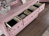 ZOHAR Dresser, Pink - Inland Furniture (San Bernardino, CA)