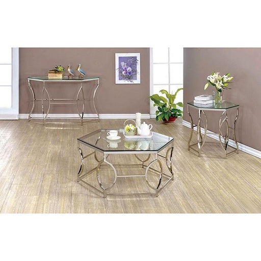 ZOLA Chrome End Table - Inland Furniture (San Bernardino, CA)