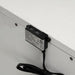 ALECIA Night Stand w/ USB, White - Inland Furniture (San Bernardino, CA)
