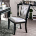 Alena Black/Silver Side Chair (2/CTN) - Inland Furniture (San Bernardino, CA)