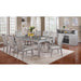 Alena Silver Dining Table - Inland Furniture (San Bernardino, CA)