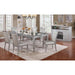 Alena Silver Dining Table - Inland Furniture (San Bernardino, CA)