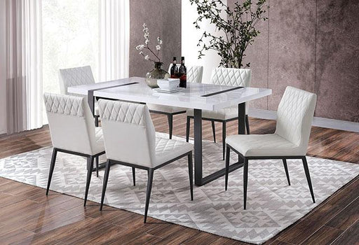 Alessia 7 Pc Dining Table Set - Inland Furniture (San Bernardino, CA)