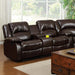 Winslow Love Seat w/ Center Console - Inland Furniture (San Bernardino, CA)