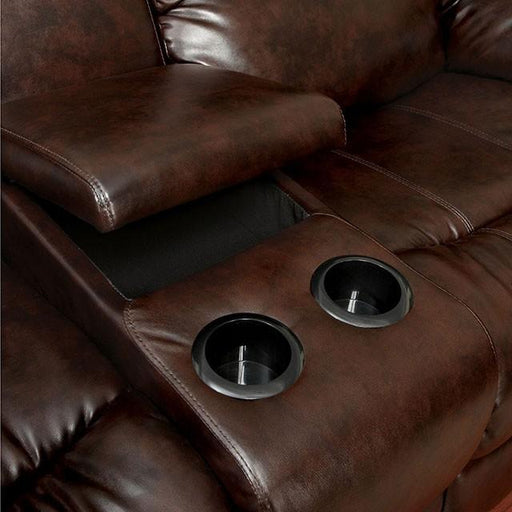 Winslow Love Seat w/ Center Console - Inland Furniture (San Bernardino, CA)