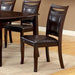 Woodside Dark Cherry/Espresso Side Chair (2/CTN) - Inland Furniture (San Bernardino, CA)