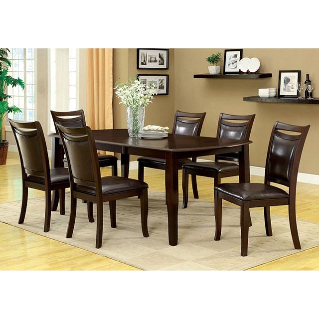 Woodside Dark Cherry/Espresso Side Chair (2/CTN) - Inland Furniture (San Bernardino, CA)