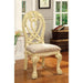 WYNDMERE Vintage White Side Chair (2/CTN) - Inland Furniture (San Bernardino, CA)