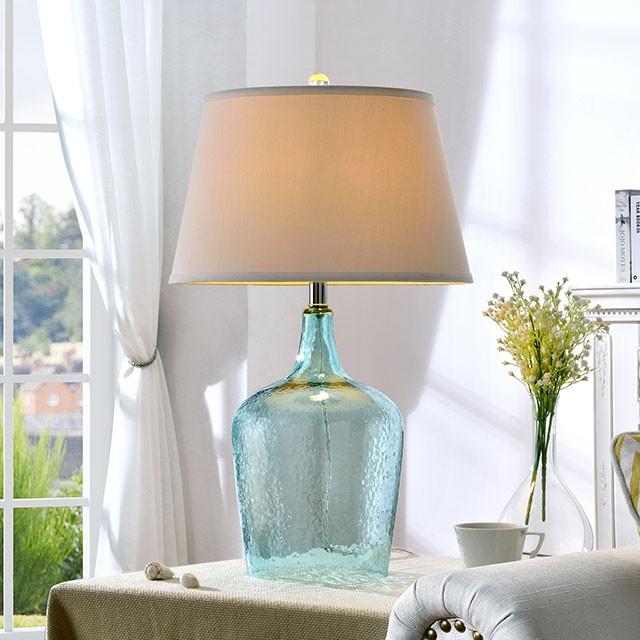Alex Blue 27"H Table Lamp - Inland Furniture (San Bernardino, CA)