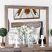 Wynton Weathered Light Oak Mirror - Inland Furniture (San Bernardino, CA)
