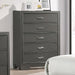 ALISON Chest, Dark Walnut - Inland Furniture (San Bernardino, CA)